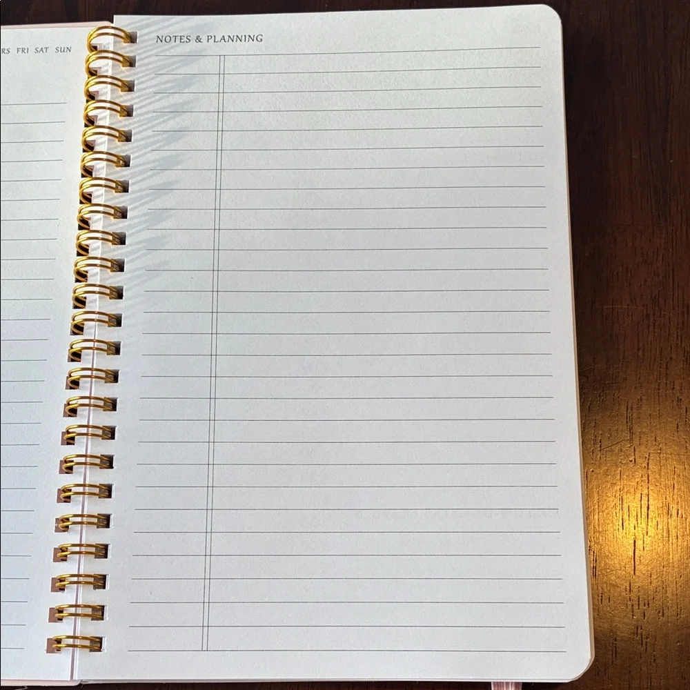 Daily Planner Butterfly Notebook Journal and Memo Pad Set with Pen